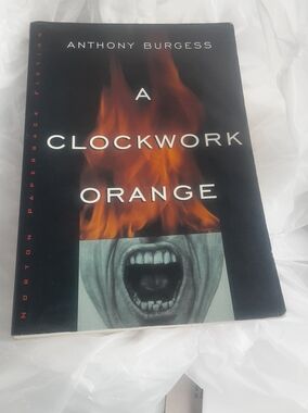 A Clockwork Orange by Anthony Burgess trade paperback book.  Some reading and ed